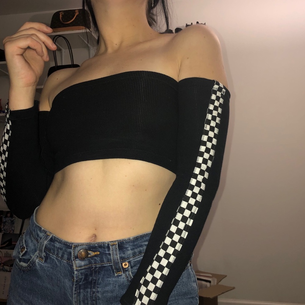 Checkered top